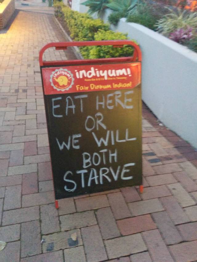 At least they're honest
