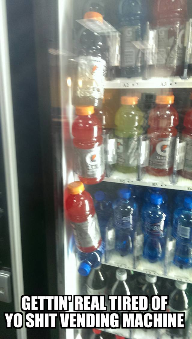 A vending machine at my school