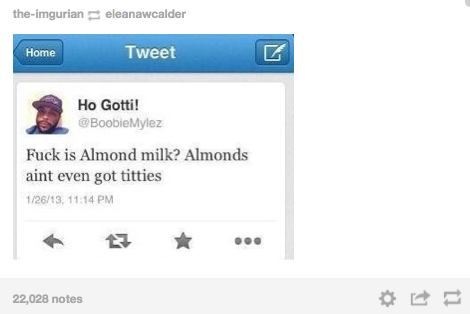 almond milk