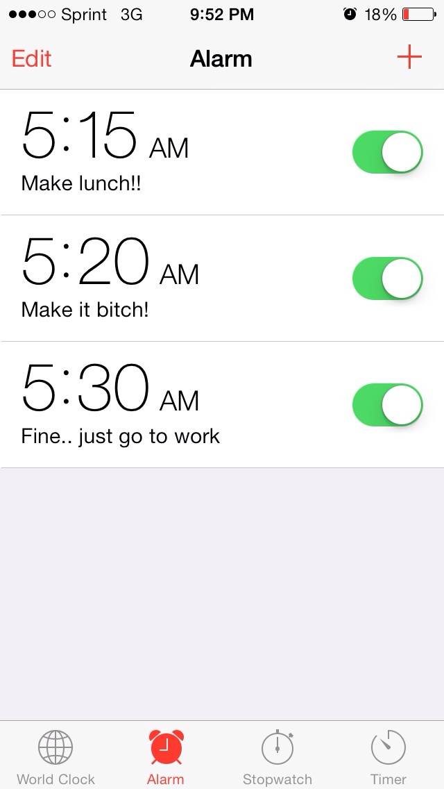 Morning battles