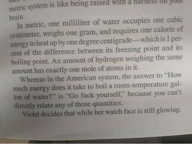 The metric system vs. imperial