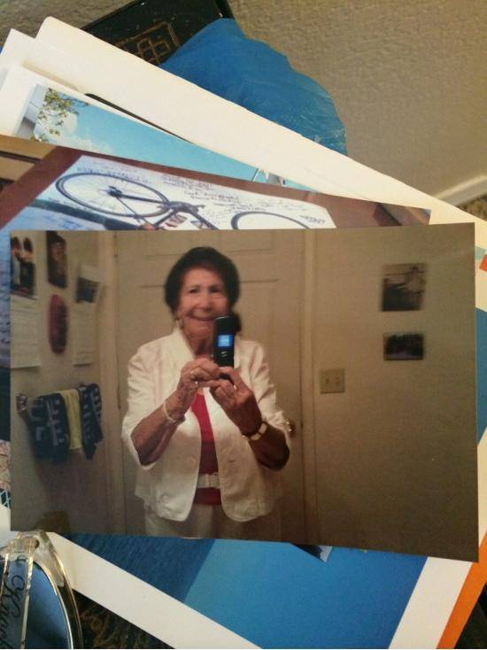 Grandma sent me this in the mail. Slowest picture message ever.