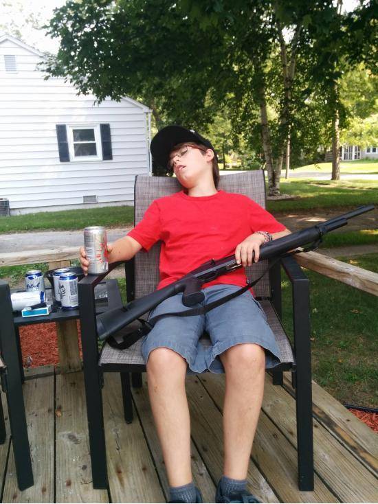 My cousins mom let me take him out for a day of 