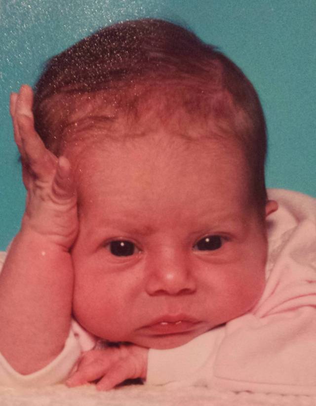 My baby picture. I look like I just lost my job and my husband left me.