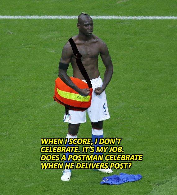 With Balotelli back in the UK, it's time to remember his best quote