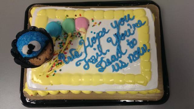 I felt the love on my last day of work