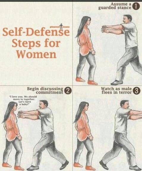 The most effective form of female self-defense.