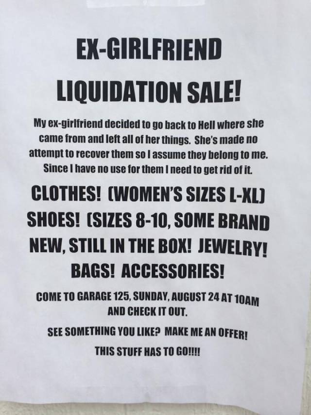 My buddy's neighbor is getting rid of some sh*t