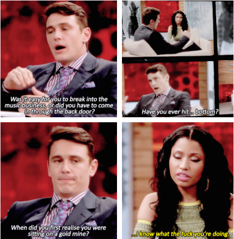 James Franco interviews Nicki Minaj