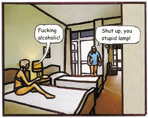 f*cking alcoholic!