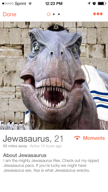 Oh jewasaurus....