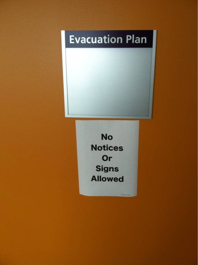 My workplace is confusing.