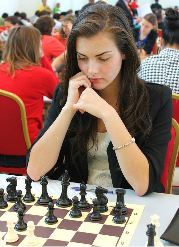 One of Canada's top chess players, Alexandra Botez