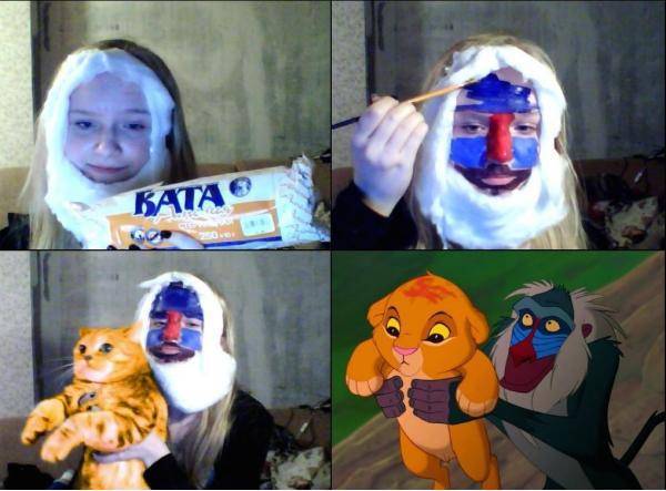 Russian cosplay on Lion King. Nailed it?