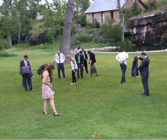 Went to a wedding this weekend. The best man lost the rings.