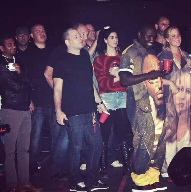 Watching Dave Chapelle from side of stage