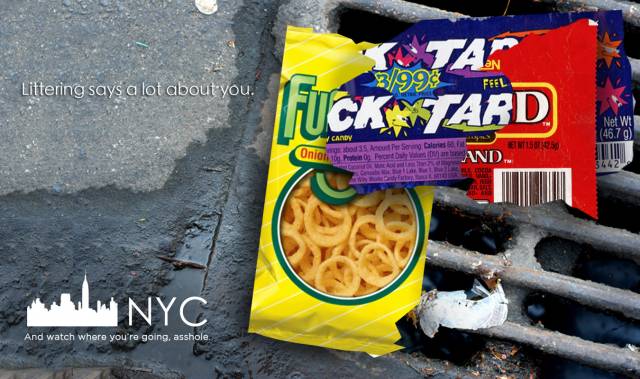 Littering campaign: New York