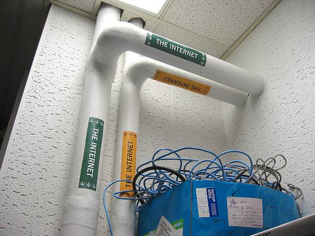 The Internet is a series of tubes... confirmed.