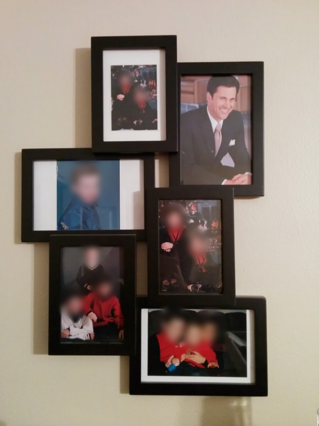 A year ago, I replaced the only picture my dad has of me with a Men's Wearhouse ad. He still hasn't taken it down.