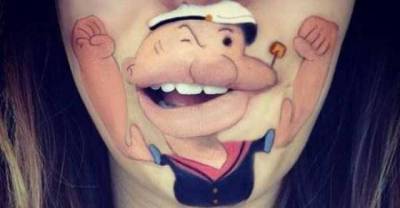 Talented Artist Laura Jenkinson Uses Lips To Create Amazing Art