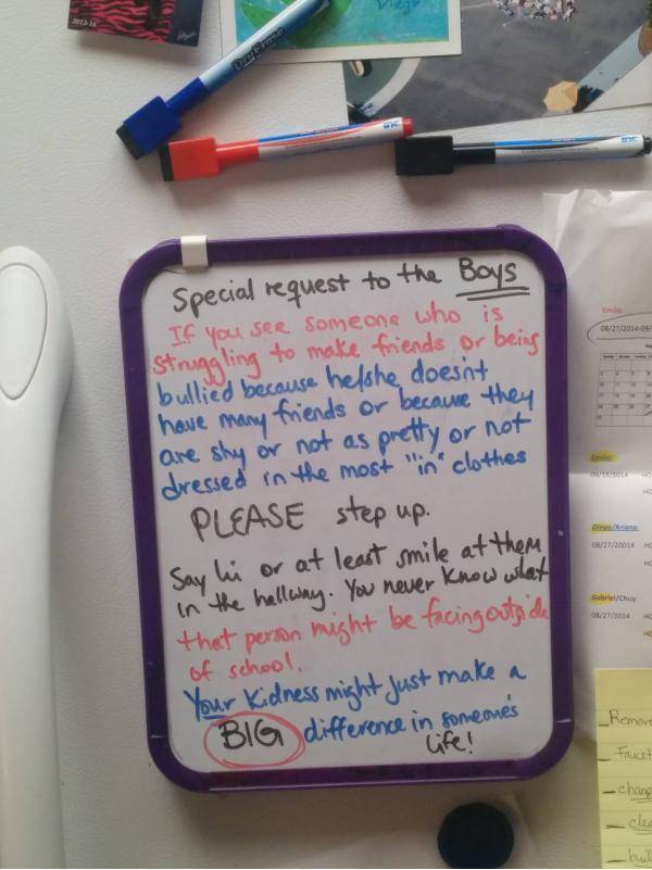 Nephews started school this week, these are the type of parents kids need.