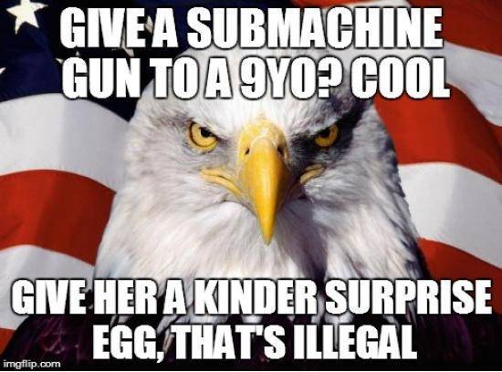 Kinder Surprises are chocolate eggs with a toy capsule inside by the way.