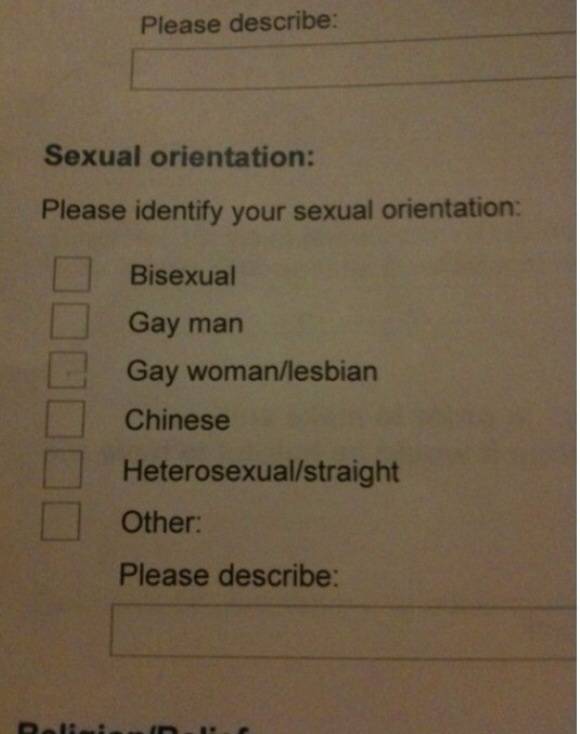 The hardest conversation i've ever had to have is telling my parents that i'm Chinese.