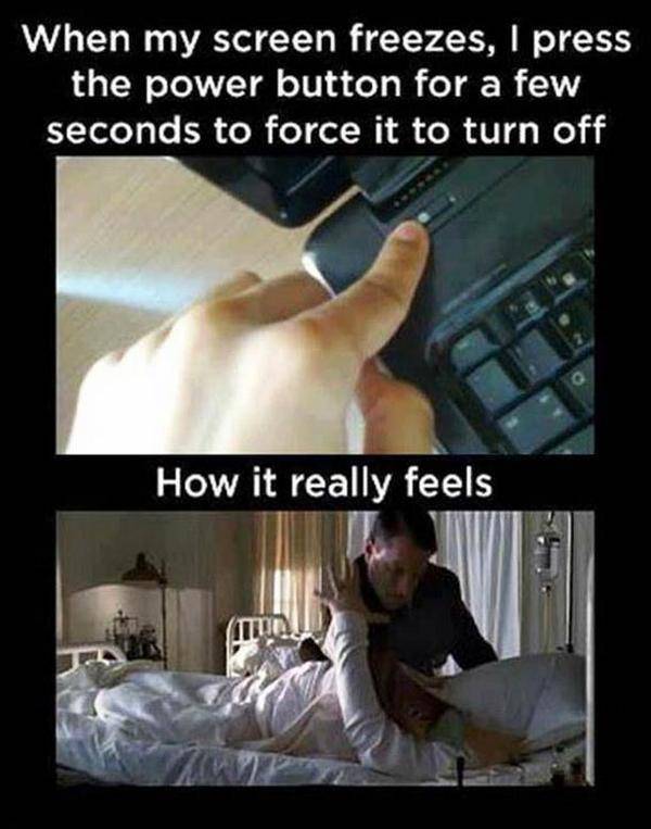 How it feels when I reset my computer...