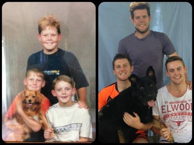 The dog changed the most! 2000-2012
