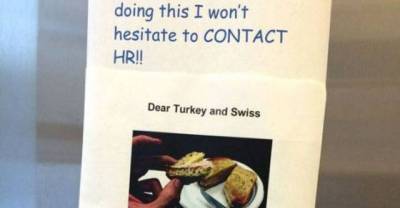A Funny Office Fight Over A Sandwich...