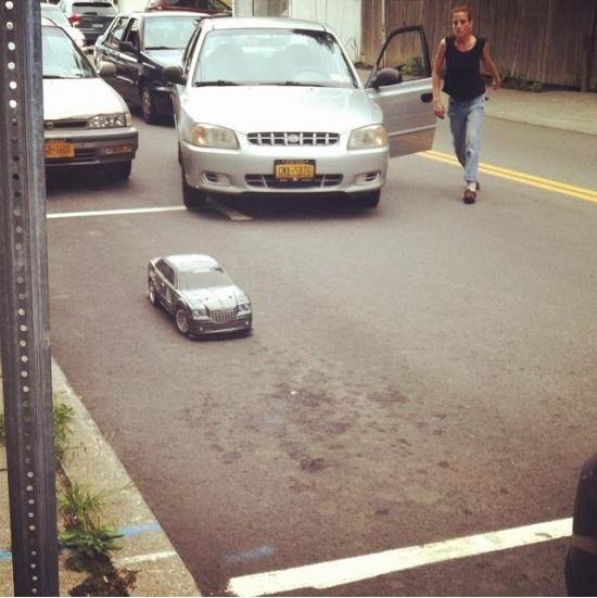 This woman was pissed about my parking job.