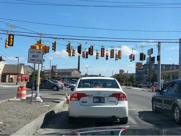 I guess there was a sale on traffic lights?