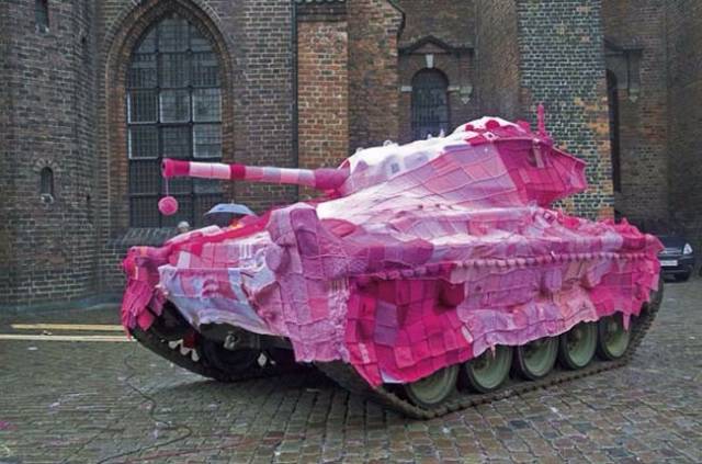 pink tank spotted