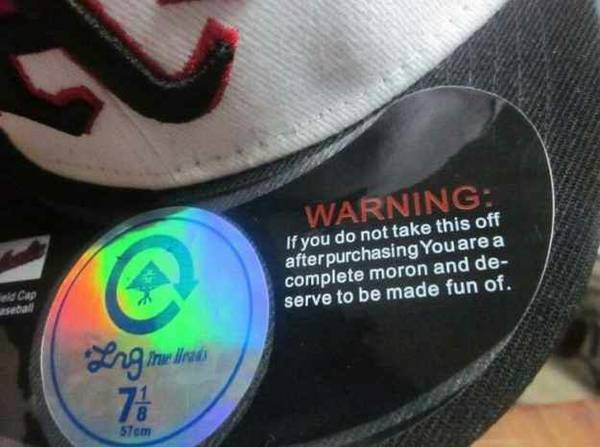 warning....