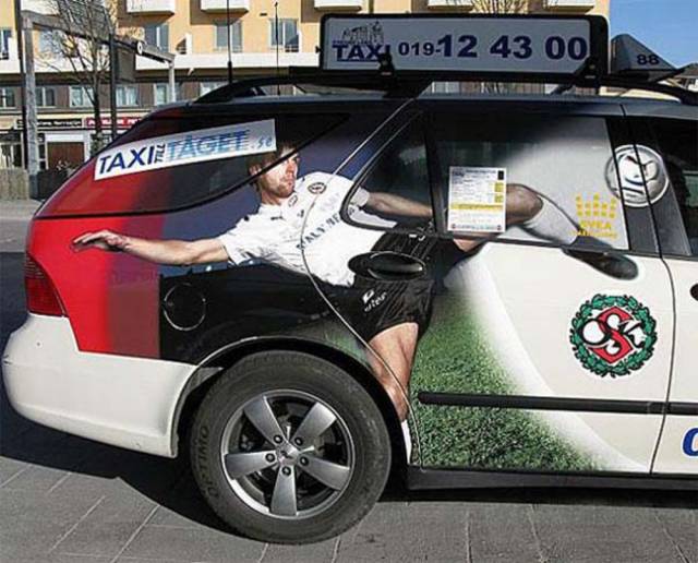 very clever advertising 