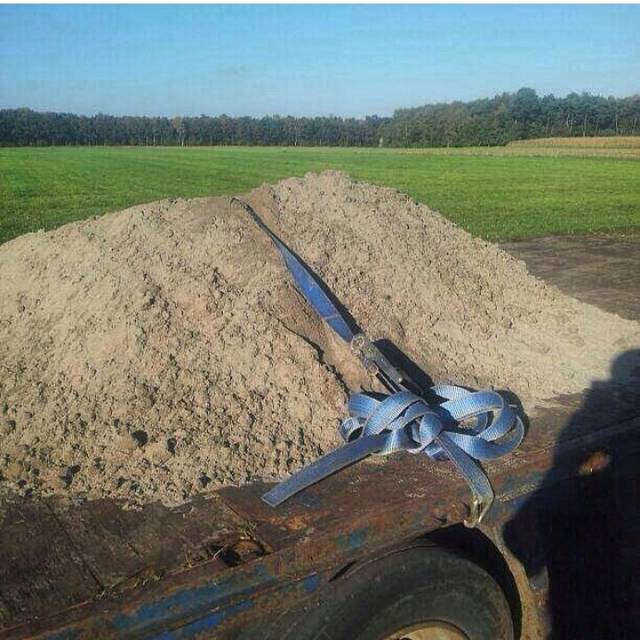 Yeah, that dirt isn't going anywhere.