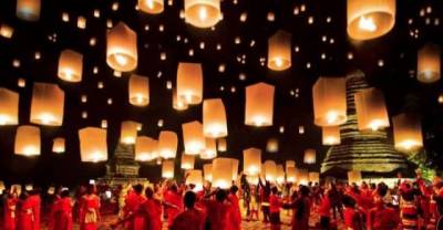 Amazing Pictures From The Floating Lantern Festival In Thailand