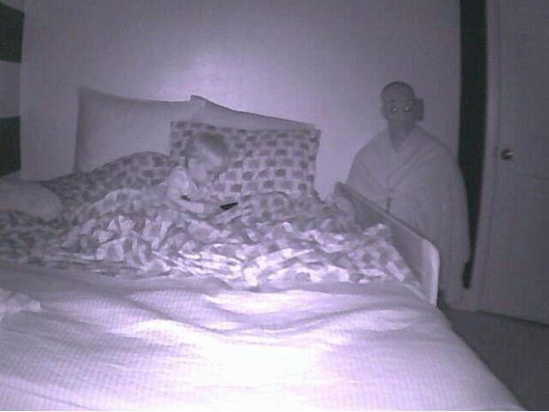I got bored and turned on the motion detection on our nanny cam and set it email my wife while she’s at work tonight. Then I dressed up in an old Halloween mask and set my plan into motion. My ear is still bleeding from her phone call. But yet I can’t wait to buy more masks.