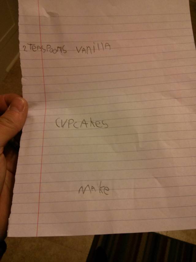 Pretty clear instructions from my 5 year old