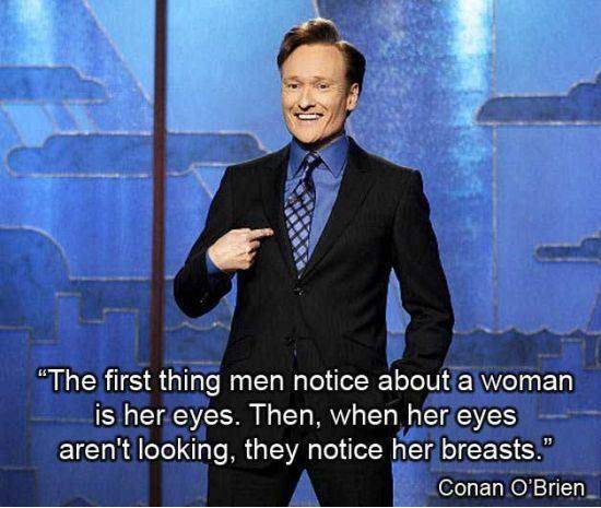 The first thing men notice about a woman