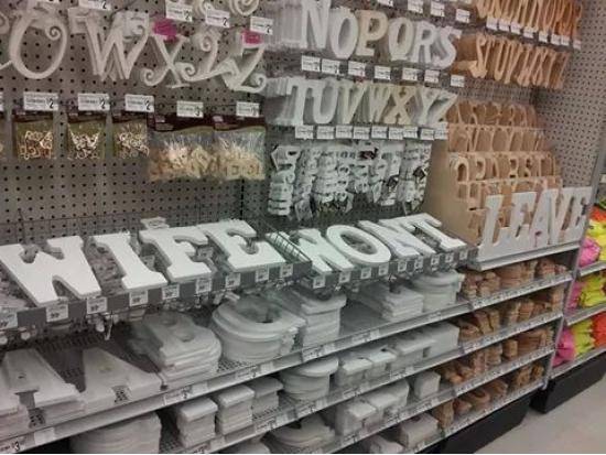My friend was at Michael’s with her husband.