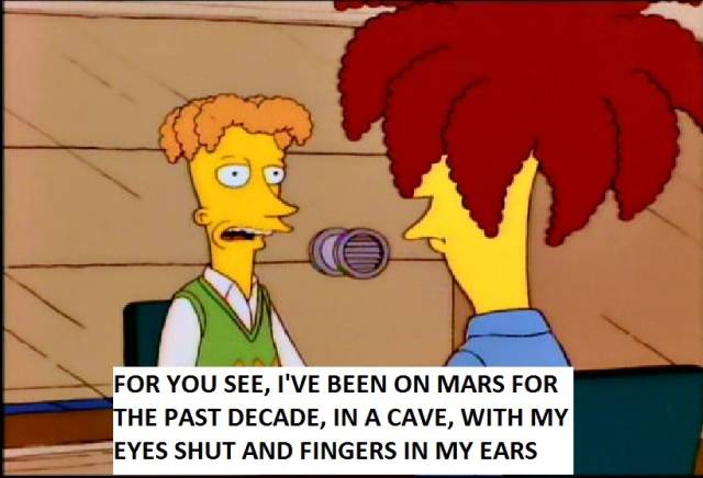 As a Radioshack employee, how I feel when asked if I've heard the news