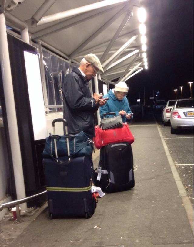 Damn kids today, never off their phones!