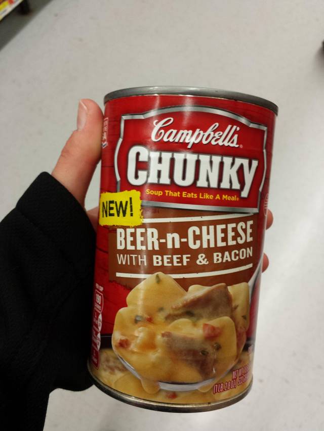 I found the manliest soup ever.