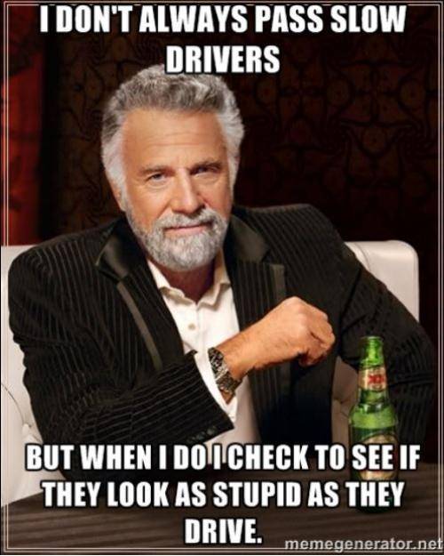 It’s hard to stay classy when road rage rears it’s head.