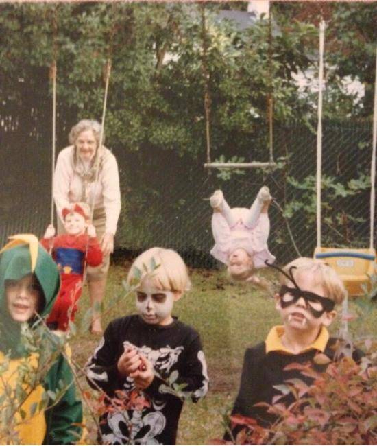 Halloween 1989. That’s me on the right. My sister is behind me and about to have a really bad day.