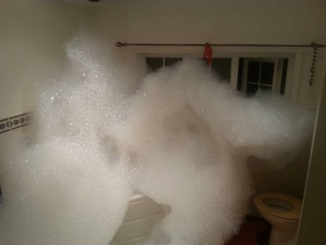 So my sister can't be trusted to fill a bath