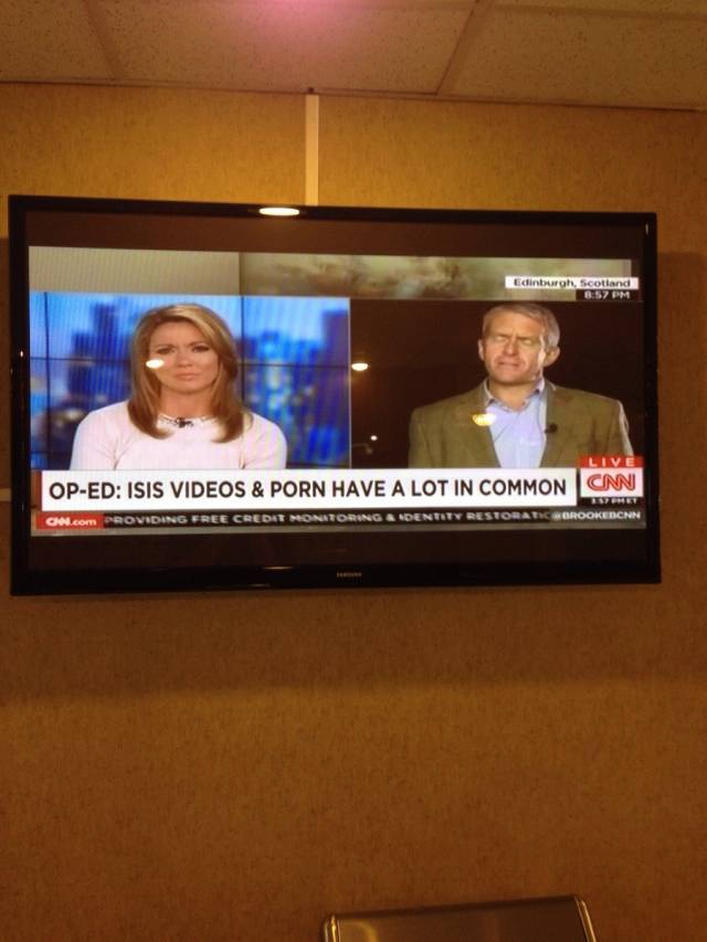 CNN comparing Isis videos to...this is crossing the line