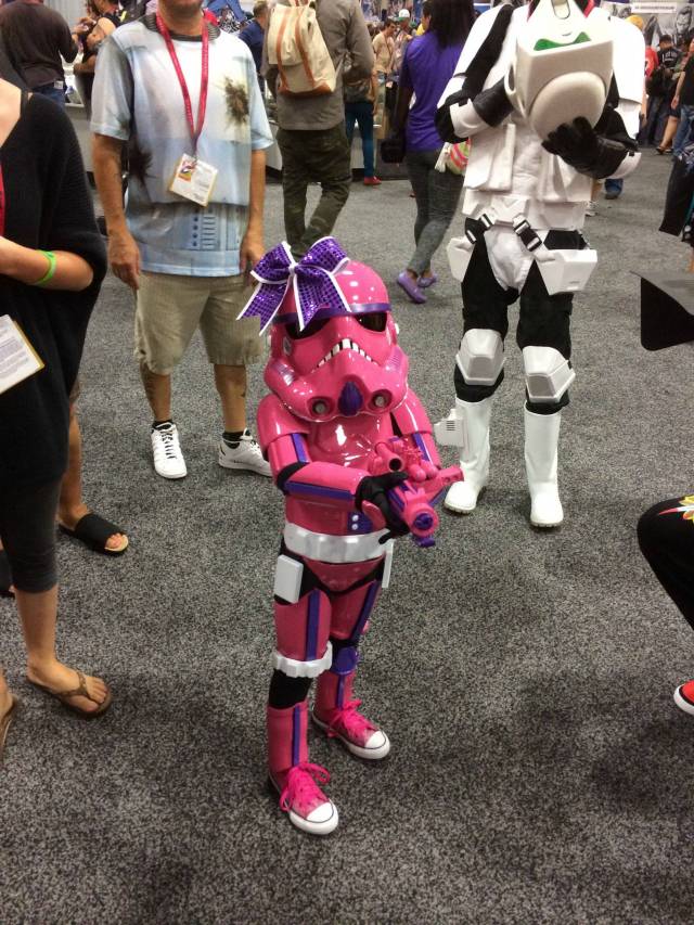 Aren't you a little short to be a Stormtrooper?