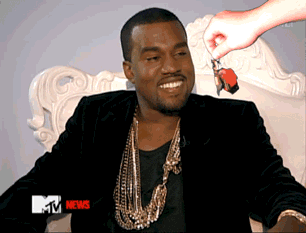 How to cheer up a grumpy Kanye